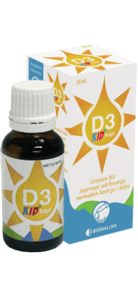 Vitamin D3 - D3 KID kapi